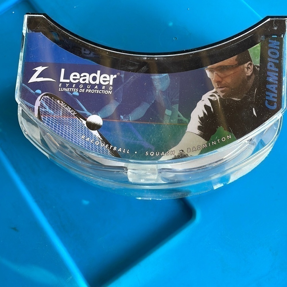 Leader Champion Racketball Sports Adjustable Clear Eye Protective Guard